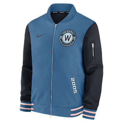 MLB ワシントン・ナショナルズ ジャケット ＸＬ mens-nike-navy-washington-
